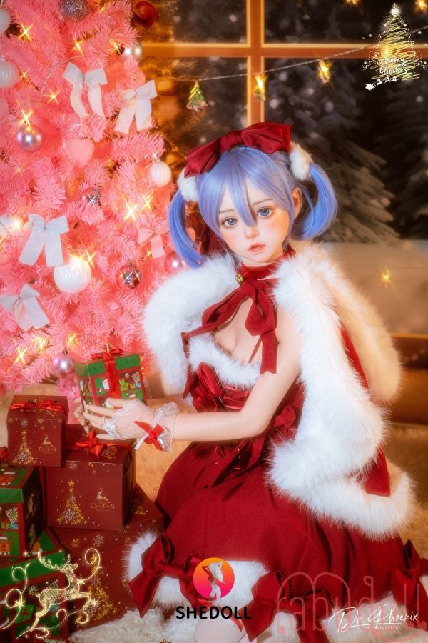 クリスマスガール 紫髪 アダルト 人形