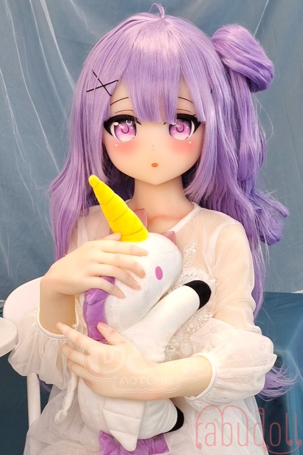 92# ユニコーン 紫髪 セックス人形