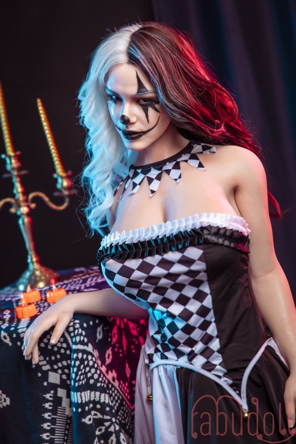  ハロウィンテーマ 道化師 ピメイク デカ乳輪 SM セックス人形