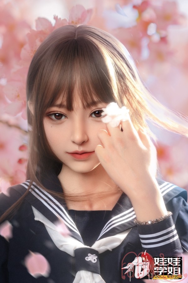  掲載画像はフルシリコン製 制服 上品系 オーラル機能+口開閉機能あり+模擬口腔付き セックス人形